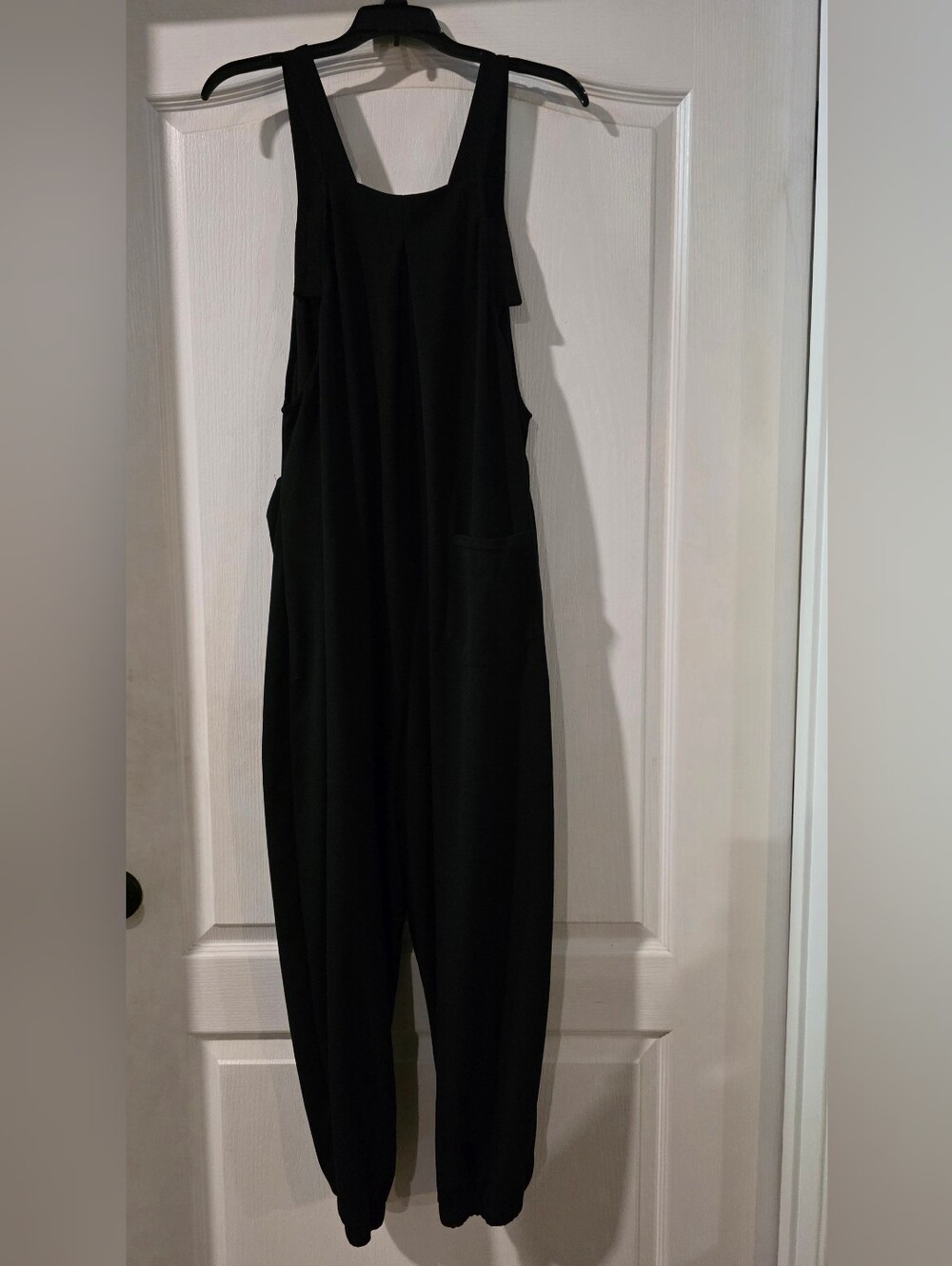 Halara Black Women's Overalls Jumpsuit - Casual Pocketed Suspenders - Picture 2 of 10